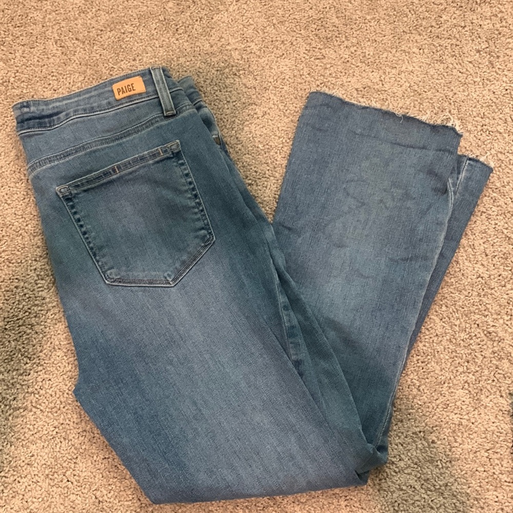 COPY - Paige crop flare jean